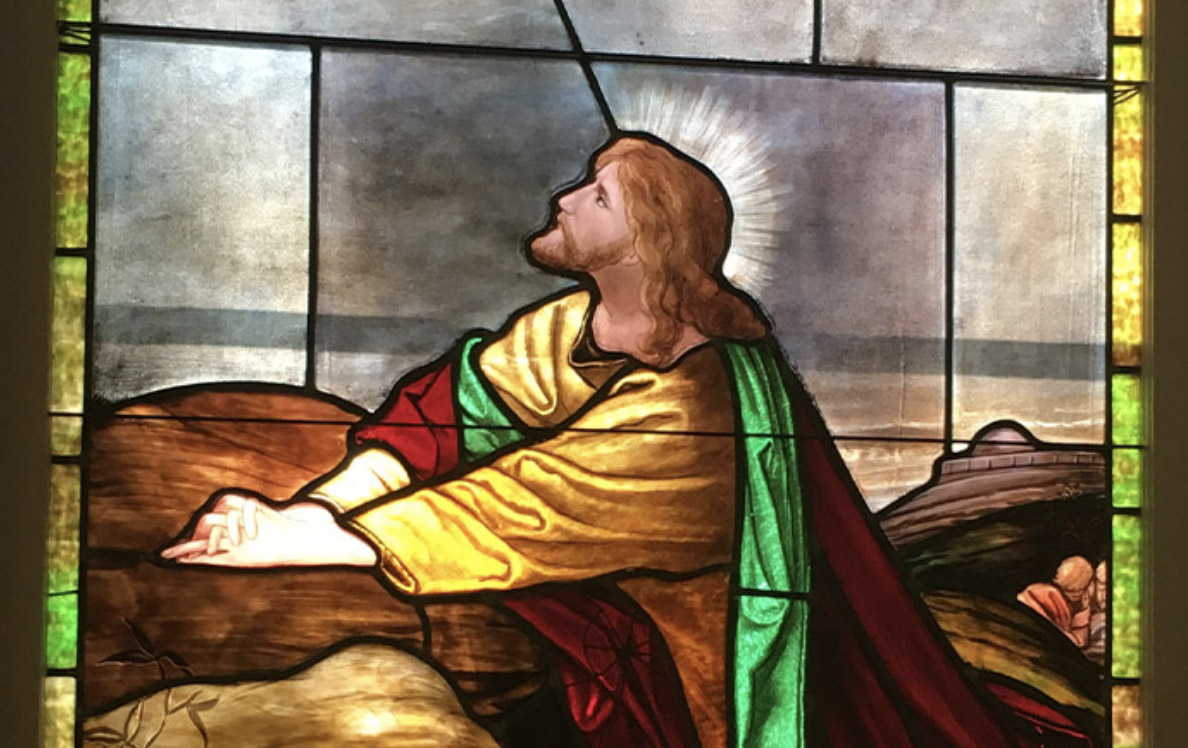 Stained Glass Depicting Jesus