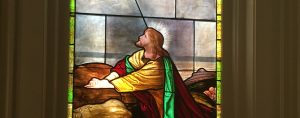 Stained Glass Depicting Jesus